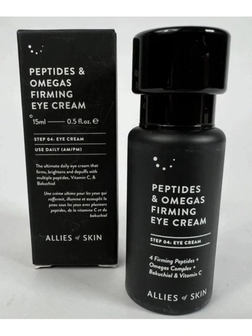 Allies of Skin Peptides & Omegas Firming Eye Cream Brighten & Depuff Full Size